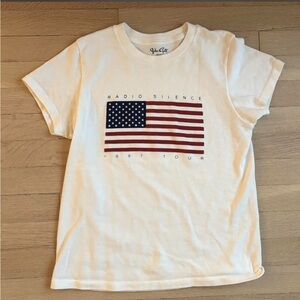 Brandy Melville American Flag Tee Size S